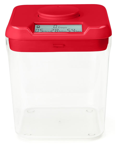 kSafe: (Red Lid + Clear Base)